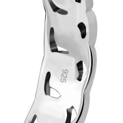 Celtic Knot Plain Silver Band Ring, rpk53