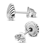 Sea Shell Sterling Silver Stud Earrings, tpes001