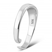 Triskele Triple Spiral Sterling Silver Toe Ring, tr18