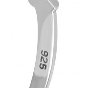 Claddagh Toe Ring Plain Sterling Silver, tr69