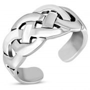 Plain Celtic Toe Ring Sterling Silver TR050