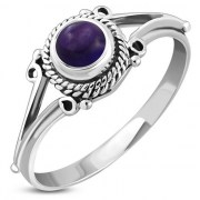 Amethyst Silver Ring, r503