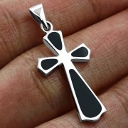Black Onyx Cross Pendant, p533