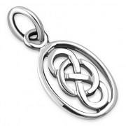 Celtic Knot Silver Pendant, pn430