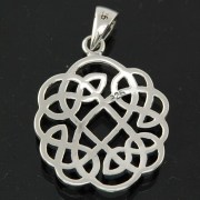 Celtic Knot Silver Pendant, Irish Jewelry, pn534