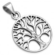 Celtic Tree of Life Silver Pendant, pn630