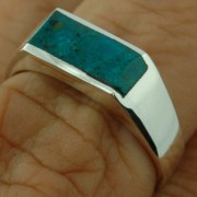 Eilat Stone Ring, 925 Sterling Silver, r7