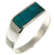 Eilat Stone Ring, 925 Sterling Silver, r7