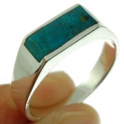 Eilat Stone Silver Ring, r07