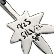 Marijuana Leaf Belly Button Navel Ring 316L & Silver, f334