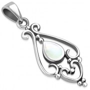 Mother of Pearl Silver Pendant, p515