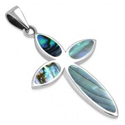 Abalone Cross Pendant, p544