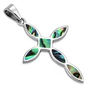 Abalone Cross Pendant, p546