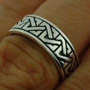 Plain Celtic Mens Band Ring, rp242
