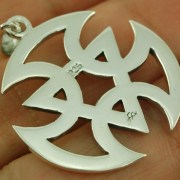 Solid Silver Mens Celtic Pendant, pn585