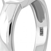 Clear CZ Silver Ring, r182