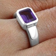 Amethyst Silver Ring, r182