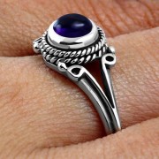 Amethyst Silver Ring, r503