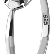 Open Silver Ring w Mother of Pearl, r576