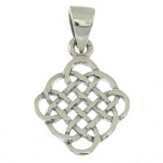 Tiny Celtic Silver Pendant, pn96